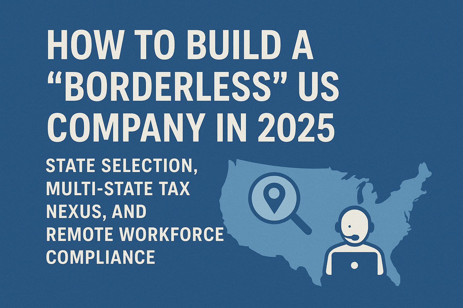 Image for How to Build a "Borderless" US Company in 2025: State Selection, Multi-State Tax Nexus, and Remote Workforce Compliance