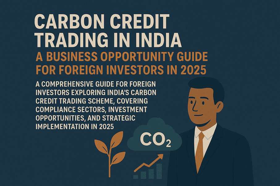 Image for Carbon Credit Trading in India: A Business Opportunity Guide for Foreign Investors in 2025