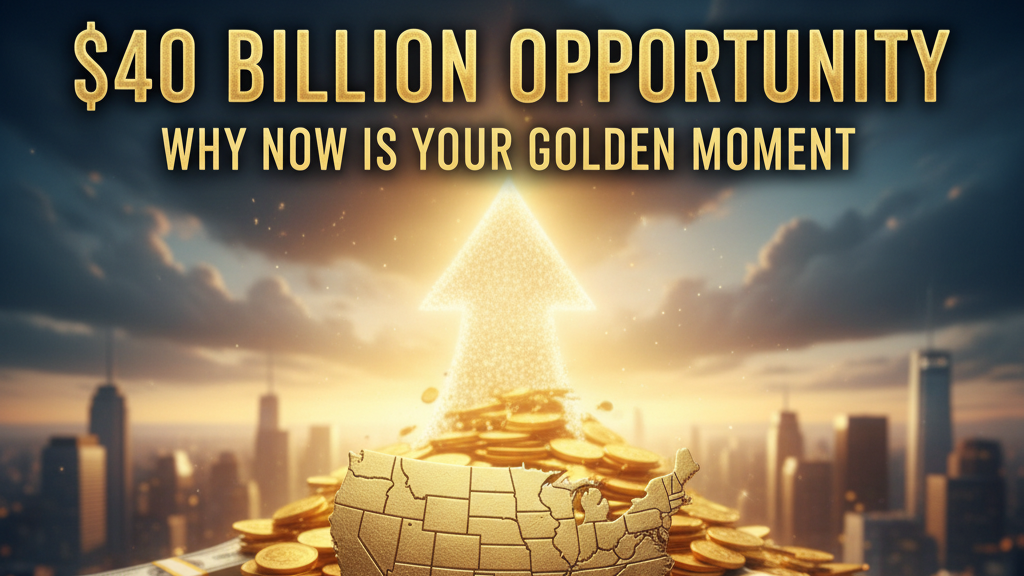 Image for The $40 Billion Opportunity: Why NOW is Your Golden Moment to Enter the US Market